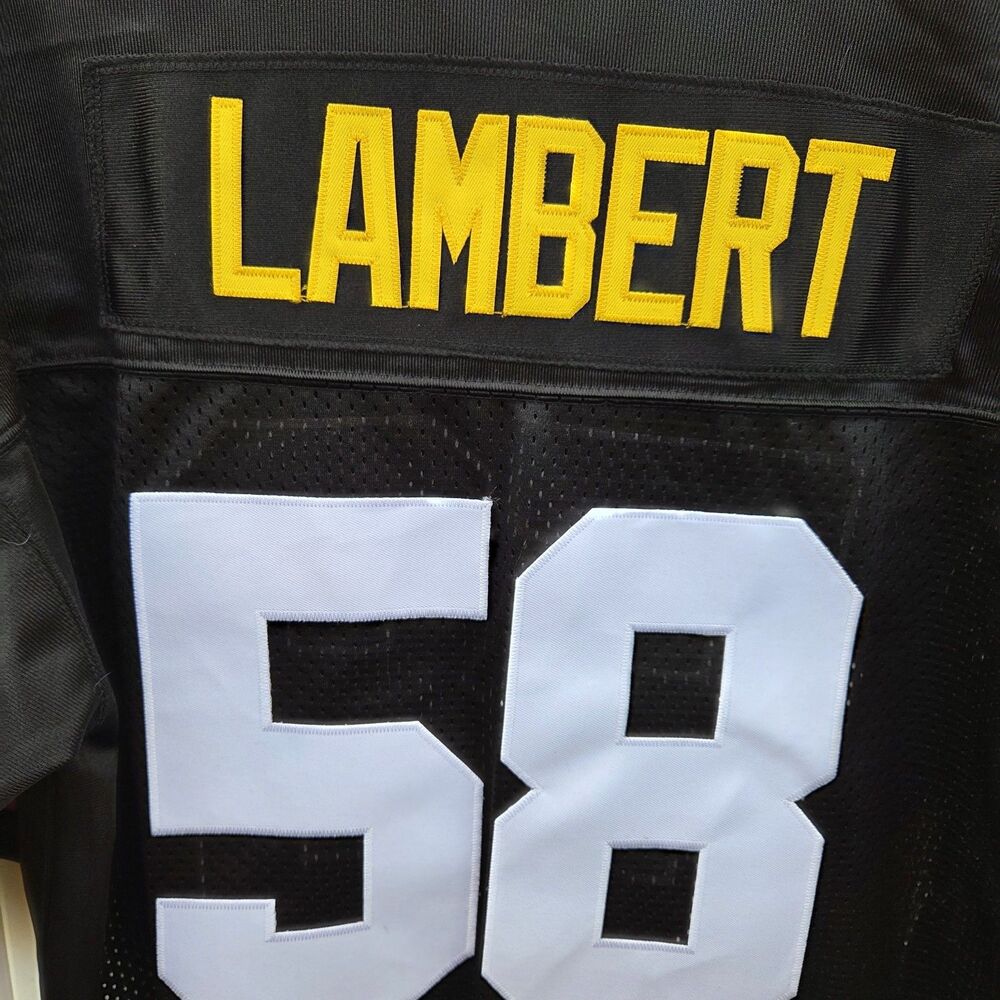 Mitchell & Ness Pittsburgh Steelers Jack Lambert 58 Throwback Jersey 1975 Sz XL - Picture 7 of 10